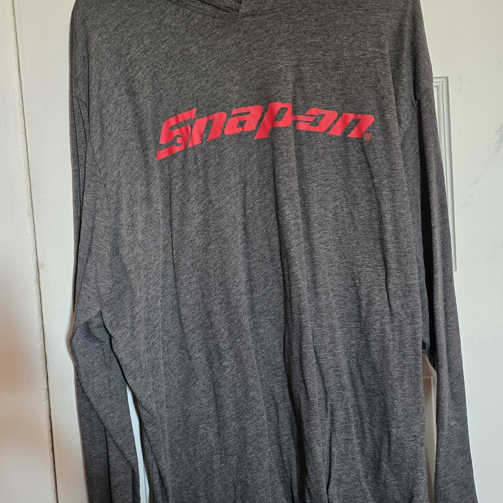 Snap-on Gray Long Sleeve Men's Tee